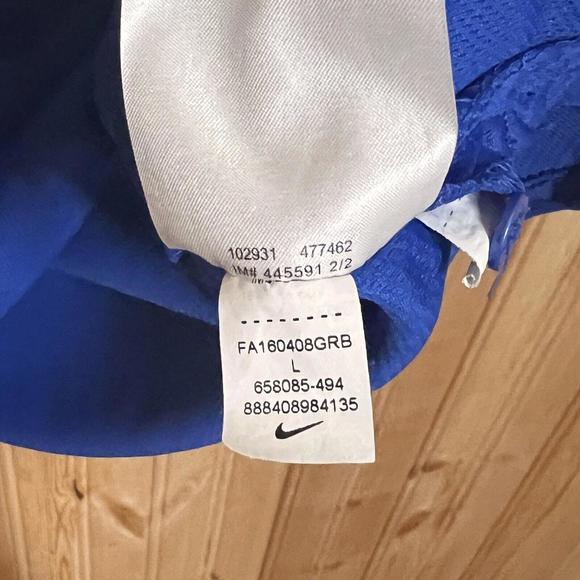 Nike Dri Fit Polo Shirt Wake Forest Baseball Team Blue 658085-494 Mens Sz L - Picture 7 of 9